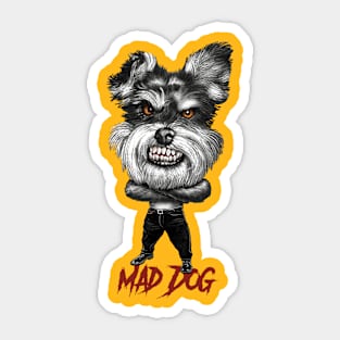 Mad Dog Sticker